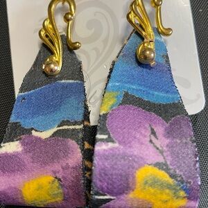One of a kind, handmade earrings/Diana